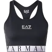 EA7 EA7til kvinder. 7W001467_AF21580 Ventus7 sort sports-bh (XL), Uden ærmer/stropper, Genanvendt polister