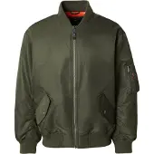 Levi's Levi'stil mænd. 005AL-0001 Grøn MA1 Bomber jakke (M), Casual, Polyester