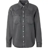 Levi's Bluse 'Teodora Western Shirt' black denim