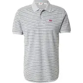 Levi's Bluser & t-shirts 'Housemark Polo' grå-meleret / sort / hvid