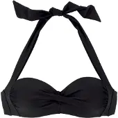 LASCANA Bikinioverdel sort