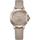 Citizen Dameur EM1166-01Z L Grå/Læder Ø31.5 mm