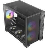 Antec FLUX M - Kabinet - Minitower - Sort