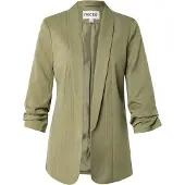 Pieces Blazer 'PCBOSELLA' oliven / hvid