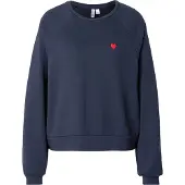 Pieces Sweatshirt 'PCGRETA' natblå