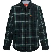 Superdry Superdrytil mænd. M4010727A Lumberjack navy skjorte (S), Casual, Bomuld, Lange ærmer, Blå