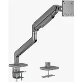 Alterzone Arm Momentum Heavy-duty Enkelt Monitor Arm, Sølv
