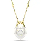 Swarovski Kæde guld / transparent / hvid