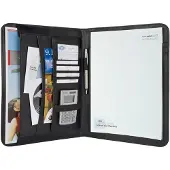 Wedo Konferencemappe A4 sort læderlook