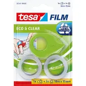 TESA Minidispenser ecoLogo + 2 rolls film eco&clear 10m x 19mm