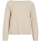 Vila Pullover 'VIVERIETY' beige-meleret