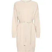 Ichi Strikkjole 'IHLULS' lysebeige