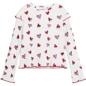 Desigual Bluser & t-shirts eosin / rød / hvid