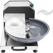 Vevor Foodprocessor og grøntsagshakker, 3000 o/min. fødevaregodkendt rustfrit stål foodprocessorhakker med S-kurvet kniv, multifunktionel til at hakke grøntsager, frugt, korn, nødder