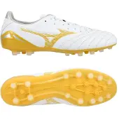 Mizuno Morelia Neo IV Pro AG Bright Gold - Hvid/Guld/Grå - Kunstgræs (AG), størrelse 44