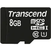 Transcend Micro Sdhc 8gb Class 10 Uhs-i 400x Hukommelseskort