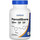 Nutricost , Pterostilbene, 100 mg, 120 Kapsler