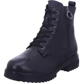 Caprice Bootie, black, made of Leather with Block heel, Size 40