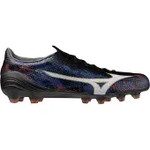 Mizuno Alpha III Made in Japan FG III - Sort/Blå/Hvid - Græs (FG), størrelse 44