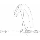 Mavic Kit 12 Rear Ds Com Pro Carbon Ust Eger