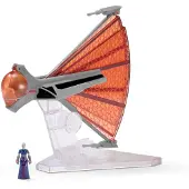 Star Wars Micro Galaxy Squadron Light Armor Class Asajj Ventresss Ginivex Starfighter-3-tommers k?ret?j med 1-tommer Asajj Ventress Micro Figur