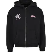 Lost Youth With Love Oversized Sweatshirt Med Lynlås