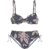 Sunseeker Bikini brun / oliven / lyseorange / lyserød / sort