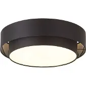 QAZQA Moderne loftslampe sort 50 cm 3-lys - Drum Duo