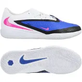Nike Phantom 6 Low Academy-fodboldsko til indendørs - blå