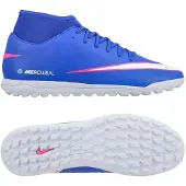 Nike Mercurial Superfly 10 Club TF Attack - Blå/Hvid - Turf (TF), størrelse 44