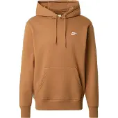 Nike Sweatshirt 'CLUB' lysebrun / hvid