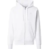 Nike Hættetrøje Club Full Zip - Grå/Hvid, størrelse Medium