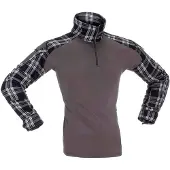 Invadergear Flannel Combat T-shirt Med Lange ærmer
