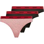 HUGO Design 10272521 Red Tanga 3 Enheder