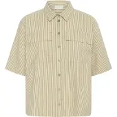 Kaffe Bluse 'KAnaya' ecru / mørkebeige