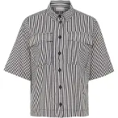Kaffe Bluse 'KANaya' sort / hvid
