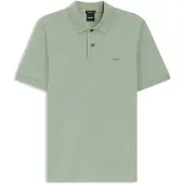 BOSS BLACK BOSStil mænd. 50553564 Pallas grøn poloshirt (S), Casual, Bomuld, Korte ærmer