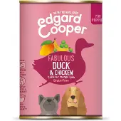 Edgard & Cooper Puppy - And & Kylling - 6 x 400 g