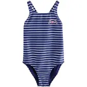 Next Badedragt navy / rosé / hvid