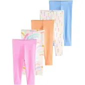 Next Leggings lysebeige / lyseblå / lysegul / pink / naturhvid