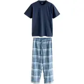 Next Pyjamas lang blå / navy / hvid
