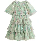 Next Kjole pastelgrøn / pastelpink