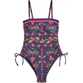 Ted Baker Formgivende badedragt navy / grøn / pink / rød