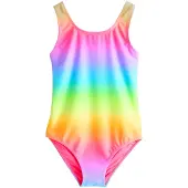Next Badedragt aqua / gul / æble / lavendel