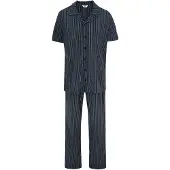 Dagi Pyjamas lang himmelblå / sort