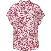 LASCANA Bluse rød / hvid