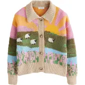 Next Cardigan blandingsfarvet