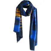 Next Sjal blå / navy / lysebrun / orange