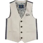 Next Vest creme / grå