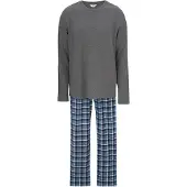 Dagi Pyjamas lang blå / antracit / hvid